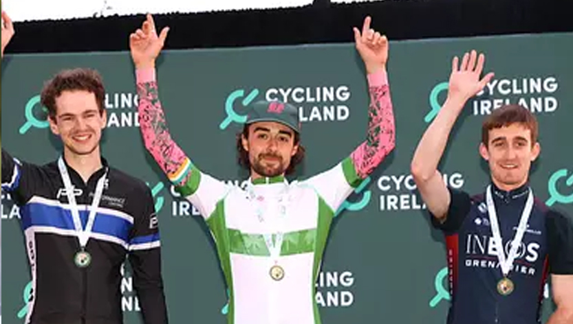 Ben Healy wins Irish national time trial